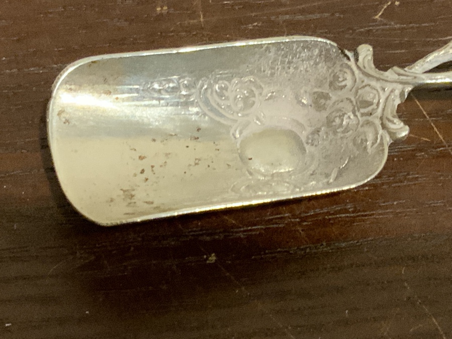 Antique Caddy spoon Continental silver