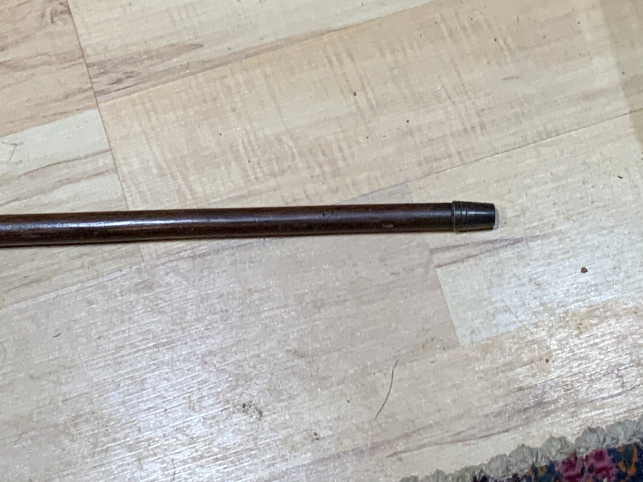 Antique Gentleman’s walking stick sword stick plain and simple
