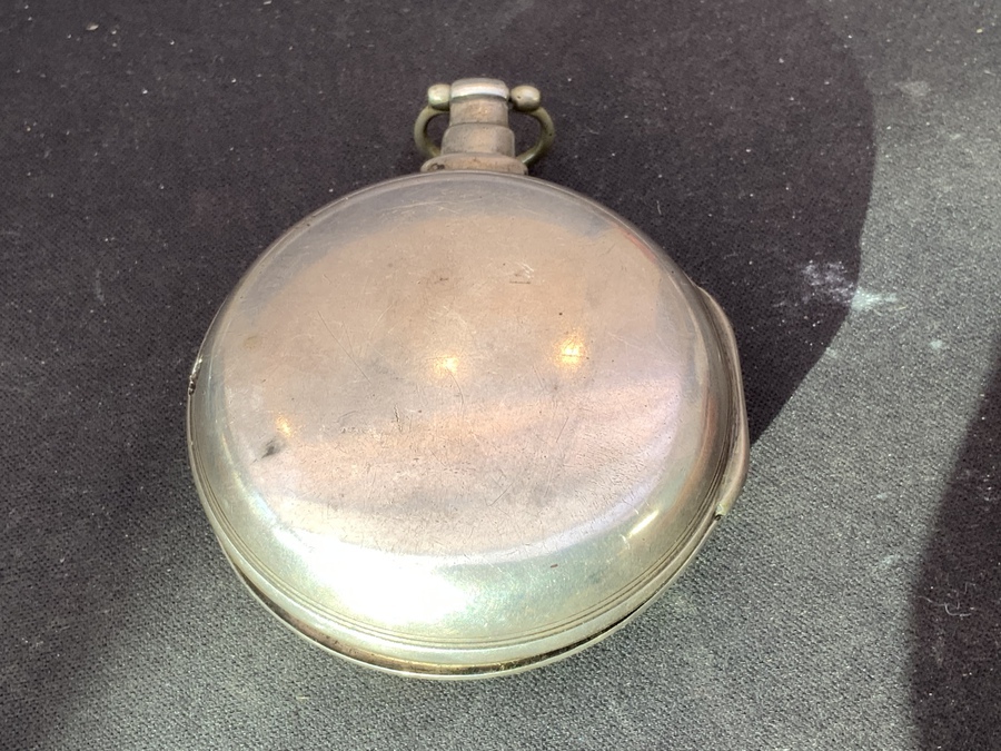 Antique Coventry Verge pocket watch by Hood & Sons Coventry Georgian silver Hallmarked 