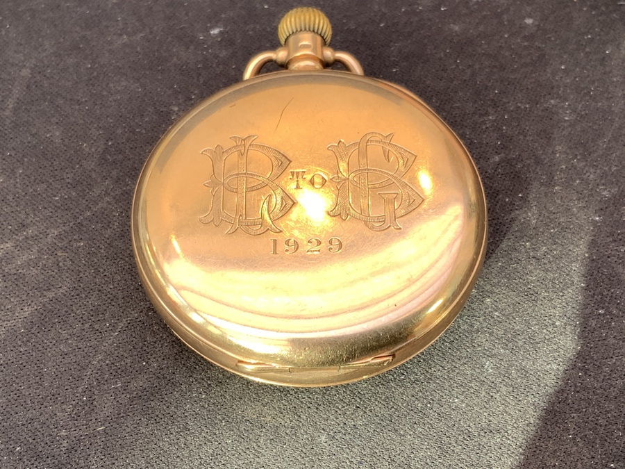 Antique Solid Gold Pocket watch by Astral of Coventry 
