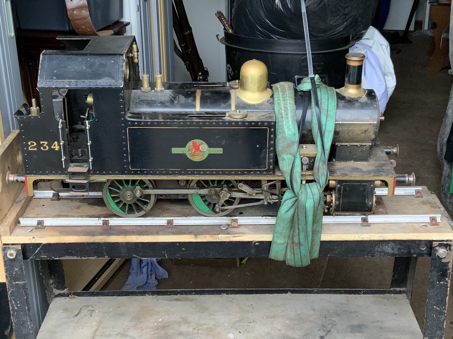 Steam driven Garden Locomotive