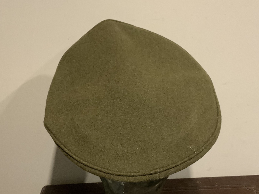 Antique 1WW British Army Soldiers peaked Cap