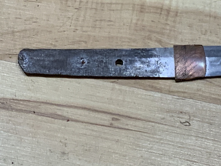Antique Japanese sword signed blade