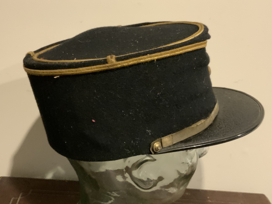 Antique French Military Soldiers Cap 2ww