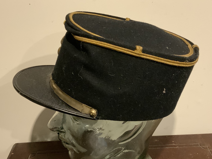 Antique French Military Soldiers Cap 2ww