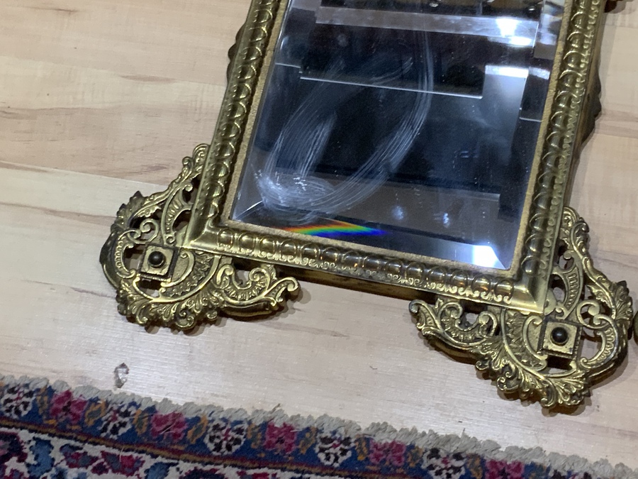 Antique Pair of Gilt Framed mirrors 