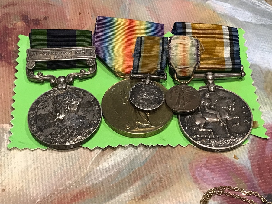 Antique British Soldiers medal group