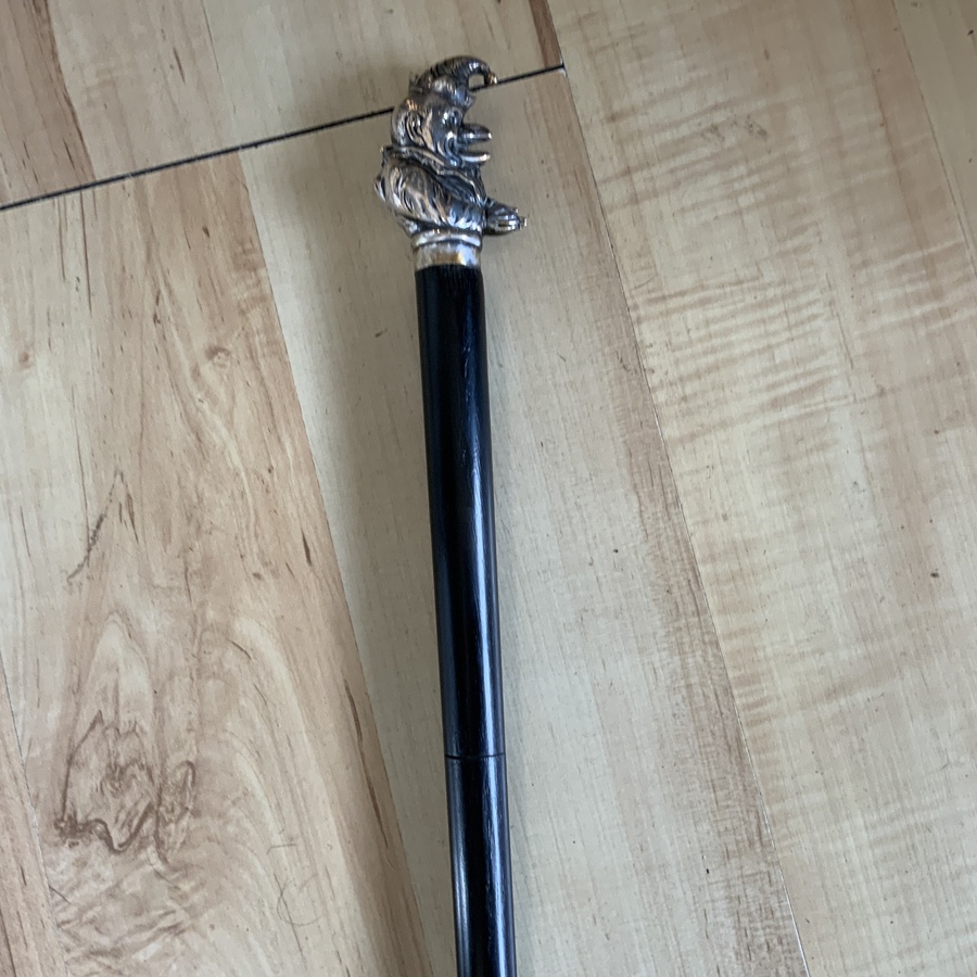 Antique MR Punch Gentleman’s walking stick sword stick 
