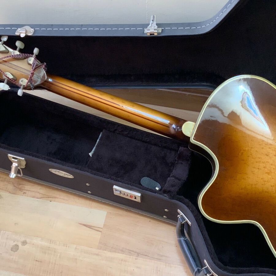 Antique Hofner Acoustic guitar with case