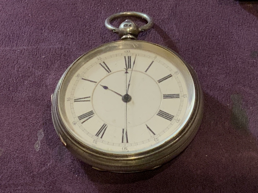 Pocket watch Chronograph Silver Coventry made