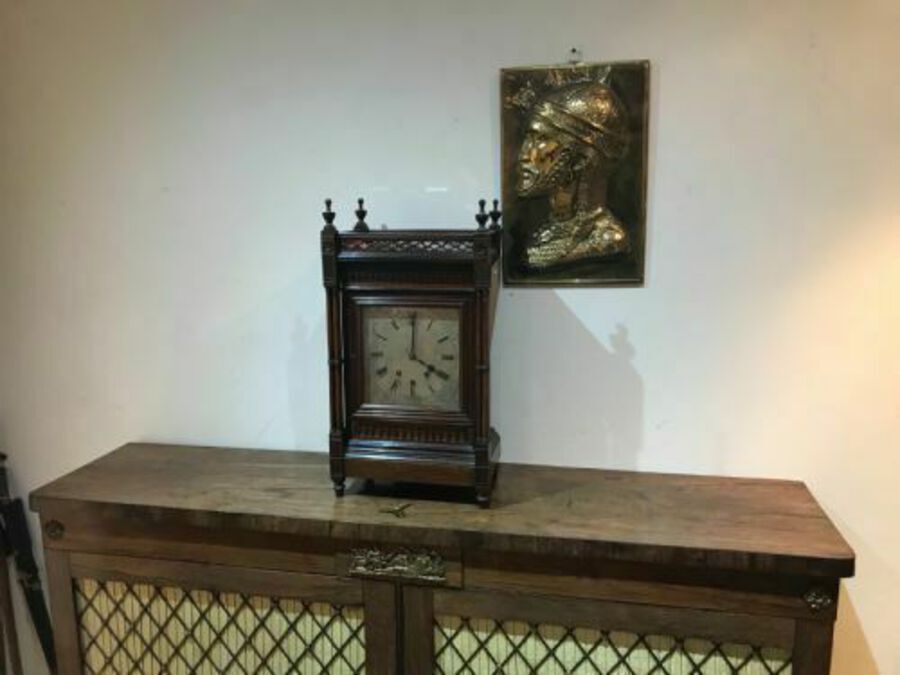 Antique Bracket Clock on eight bells 