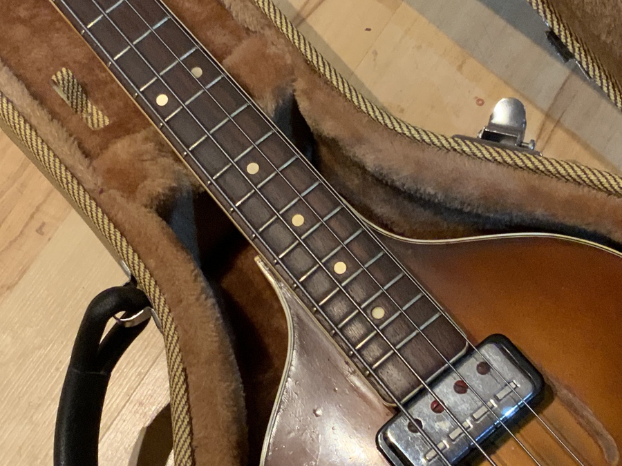 Antique Hofner Violin base & Case 1964 electric Guitar