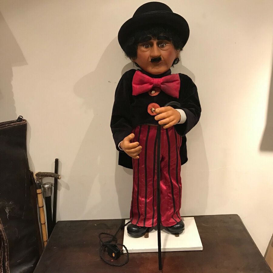 Charlie Chaplin automaton Shops Windows doll