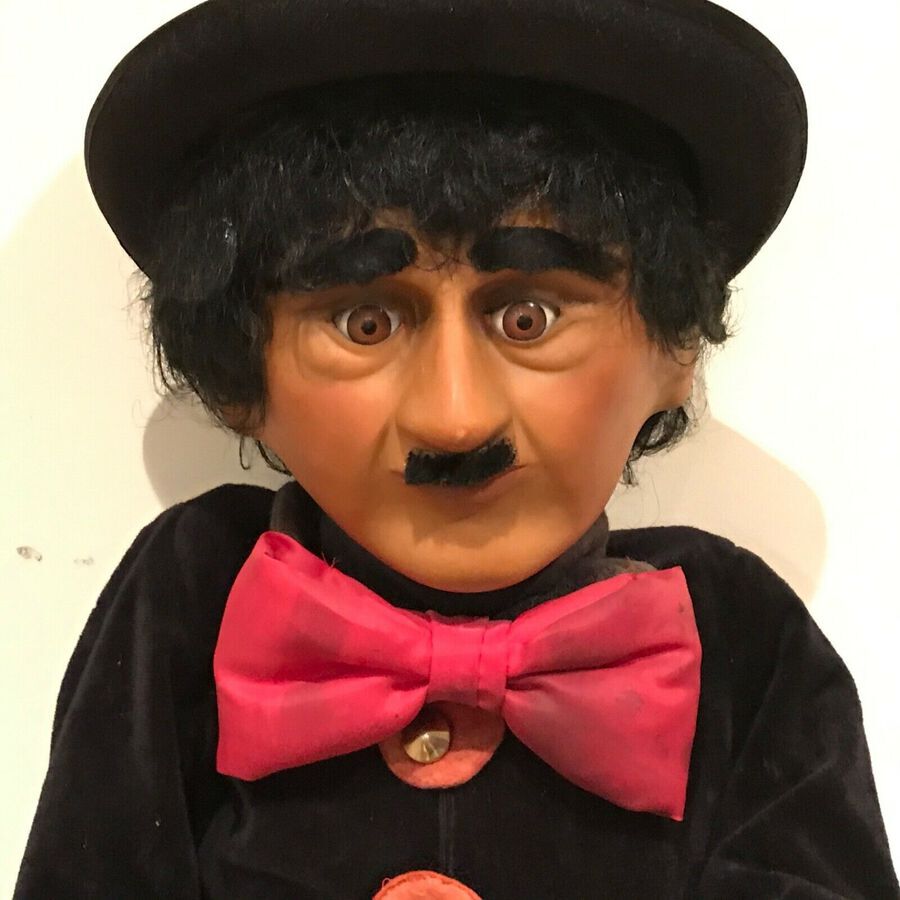 Antique Charlie Chaplin automaton Shops Windows doll