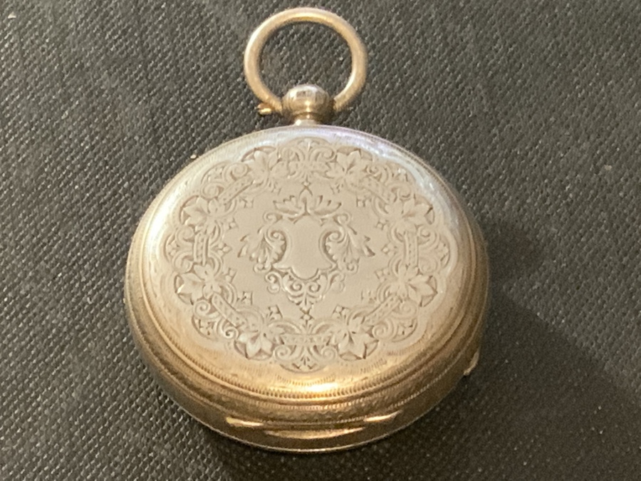 Antique Coventry ladies Fob Watch solid silver cased 