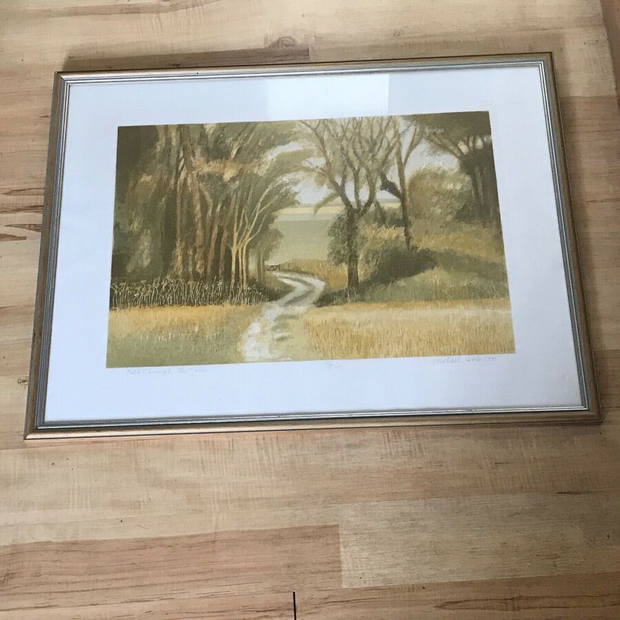 Michael Carlo “ Path through the Trees “ Limited Edition Signed Print