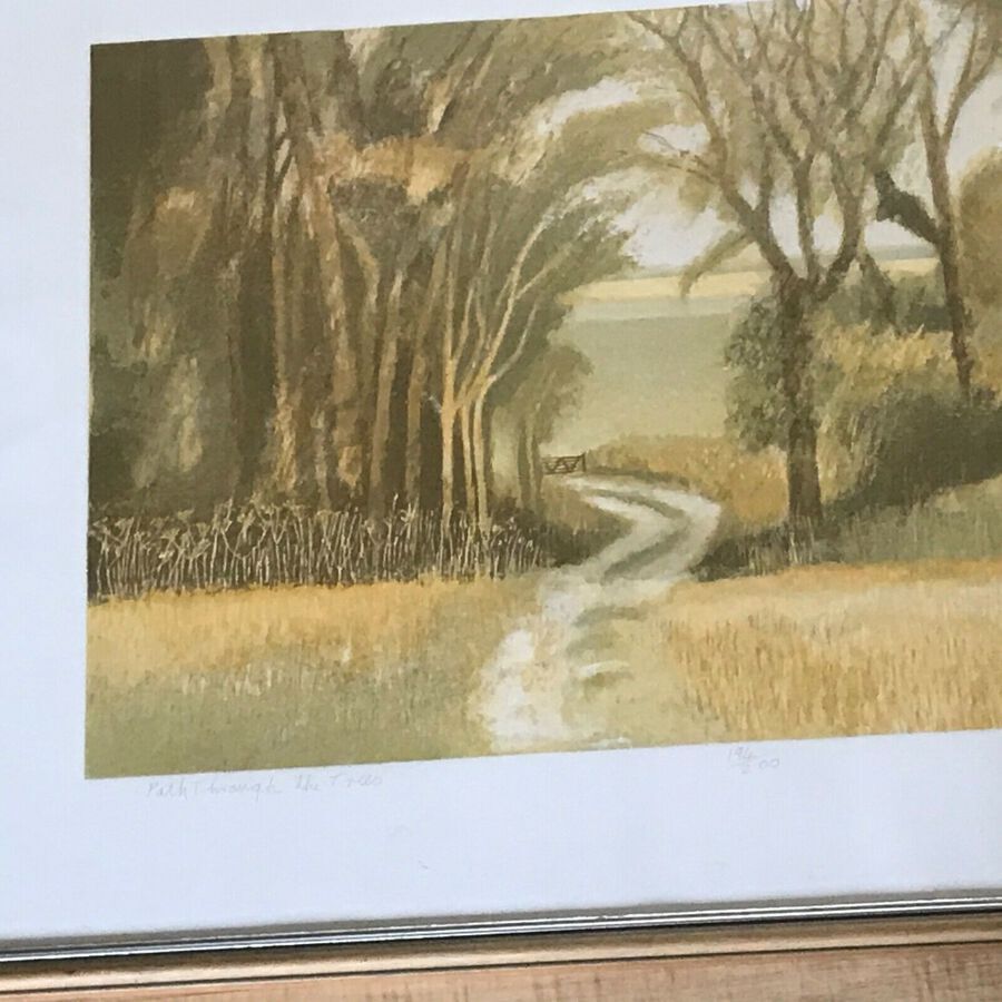 Antique Michael Carlo “ Path through the Trees “ Limited Edition Signed Print