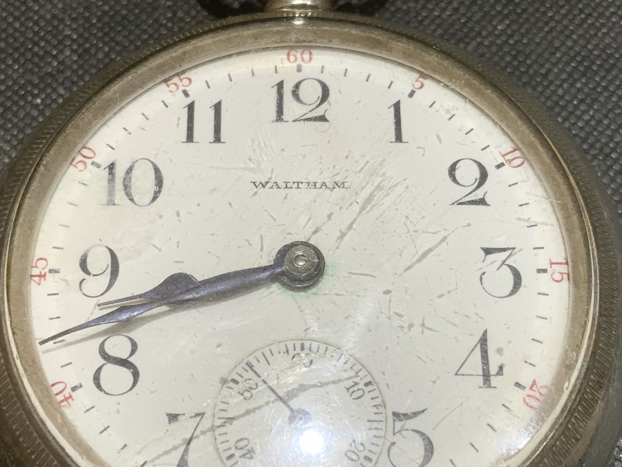 Antique Waltham pocket watch not working 