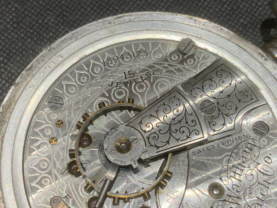 Antique Waltham pocket watch not working 