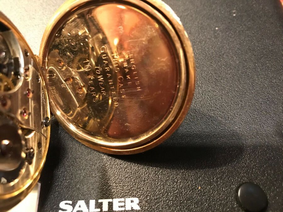 Antique Vintage gold plated pocket watch