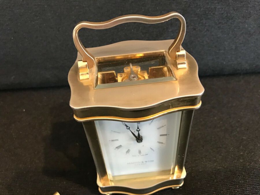 Antique Mappin & Webb carriage clock