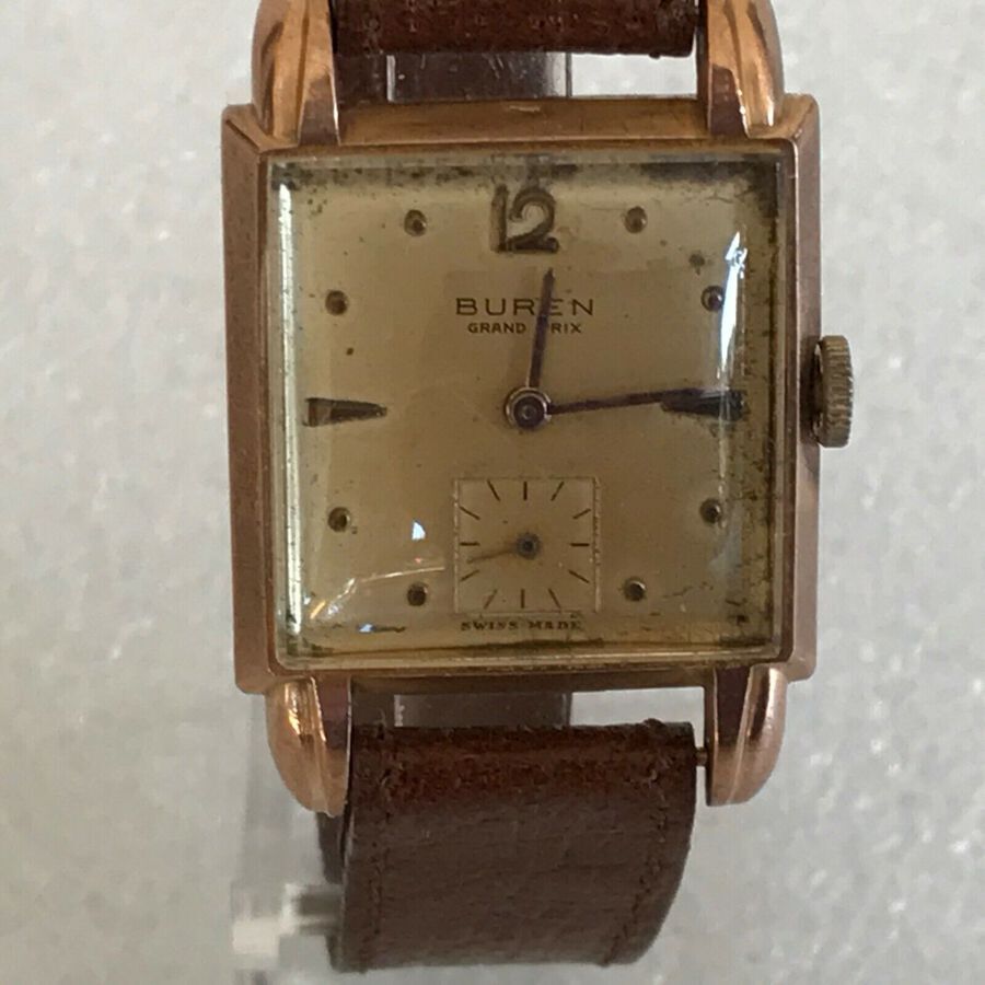 Antique Gold man’s Art Deco wristwatch 