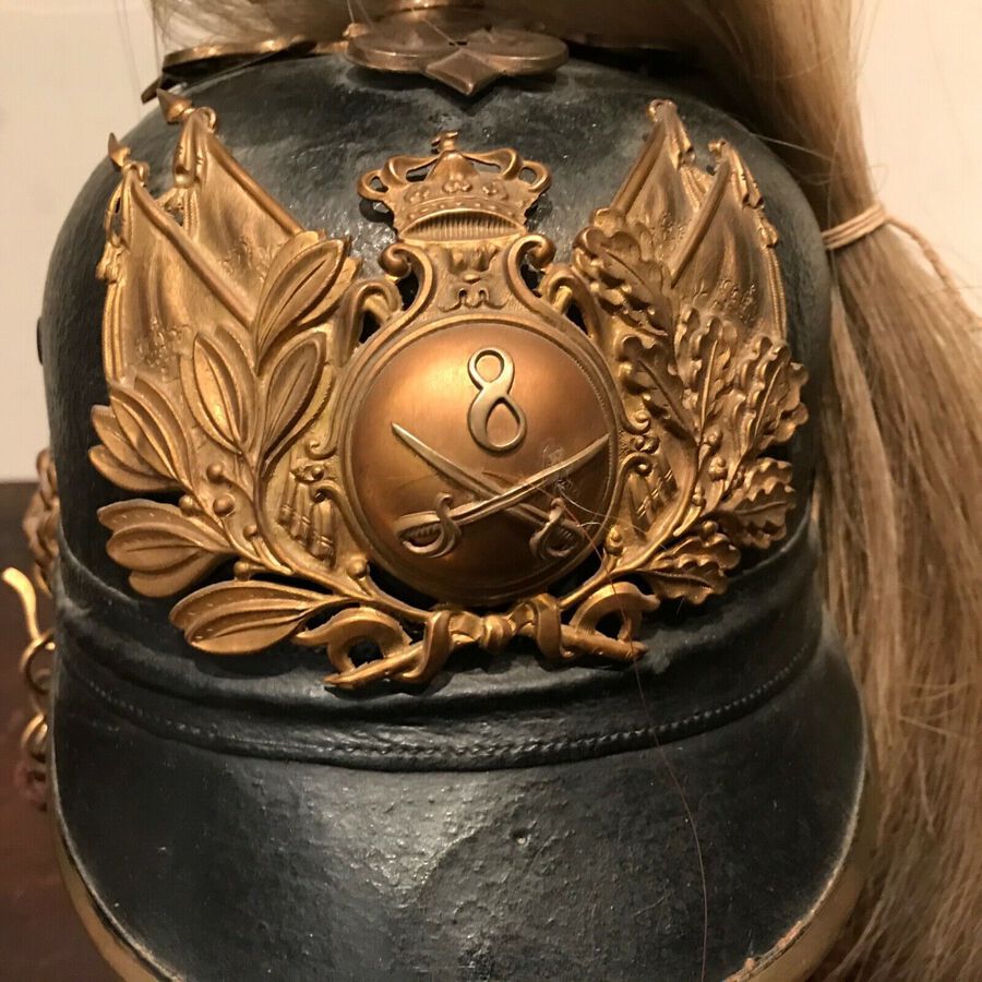 Antique 19th century military helmet