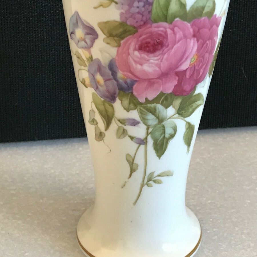 Antique Royal Worcester hand painted China vase