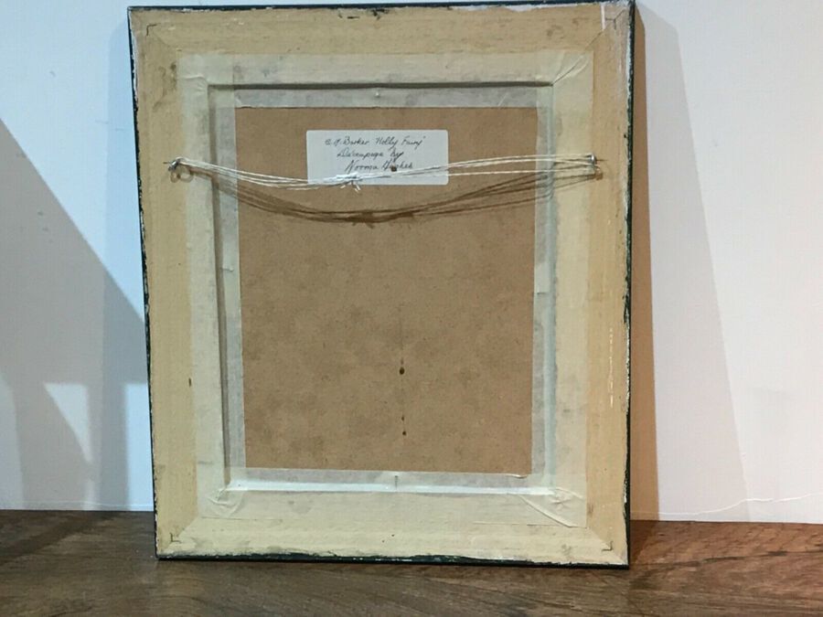 Antique C,M Barker “ The Holly Fairey “ 3 D Effect framed work