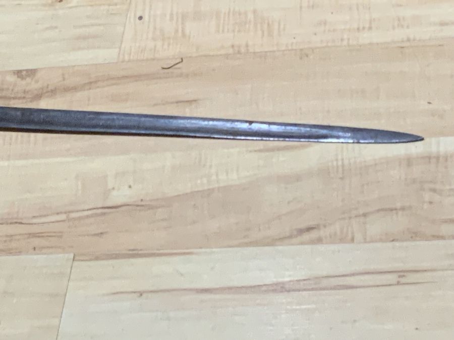 Antique Sword & scabbard late Georgian Officer’s personal sword