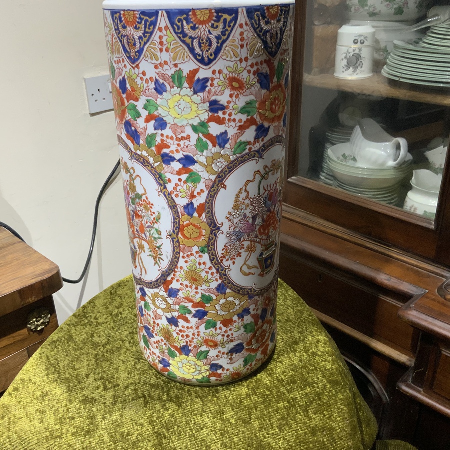 Antique Chinese Porcelain Hand painted large 19th century Vase