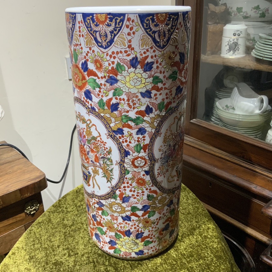 Antique Chinese Porcelain Hand painted large 19th century Vase