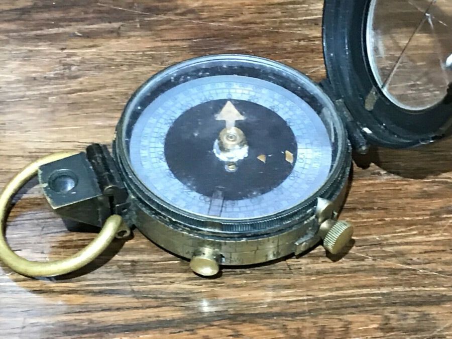 Antique Compass dated 1917 British Army