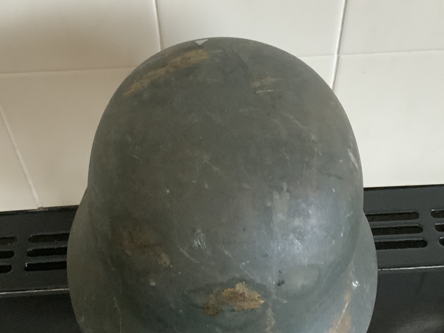 Antique German Soldiers 2WW steel helmet.