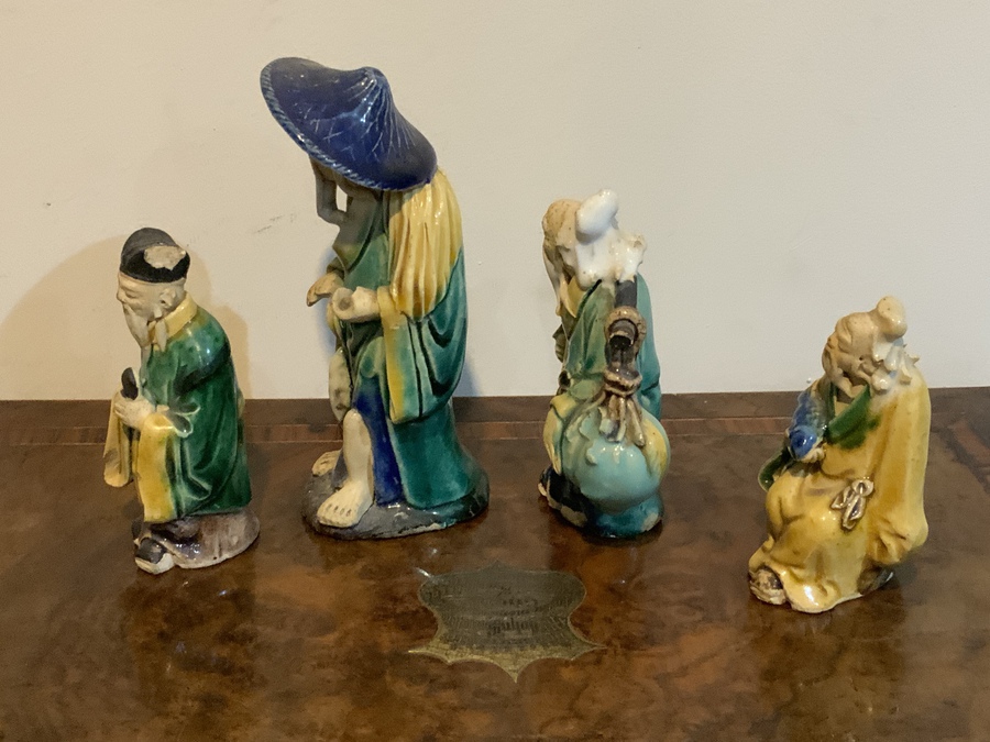 Antique Chinese pot figures