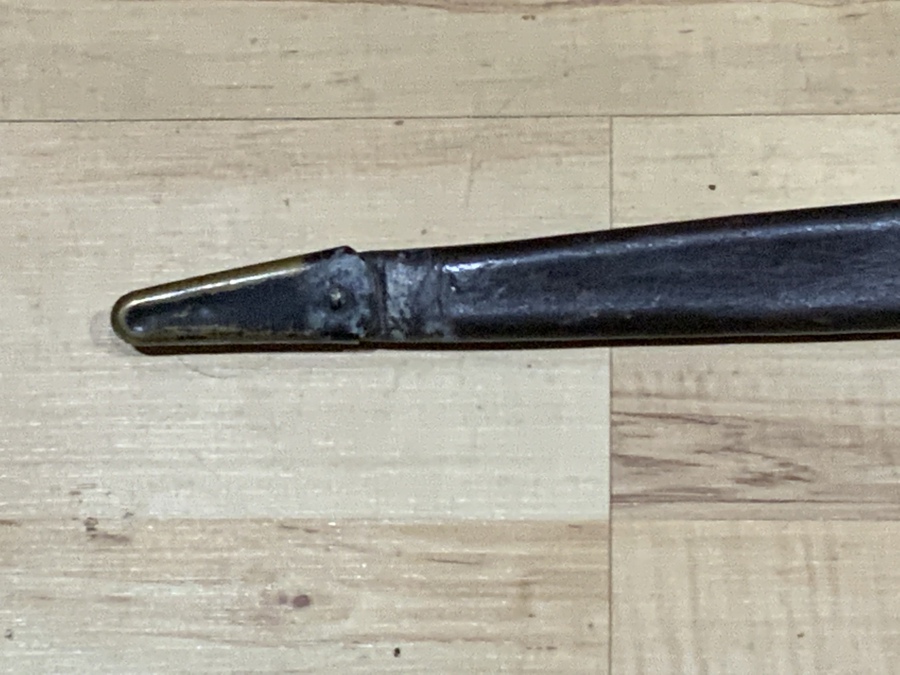 Antique Commando dagger and leather scabbard William Rogers Sheffield 2WW