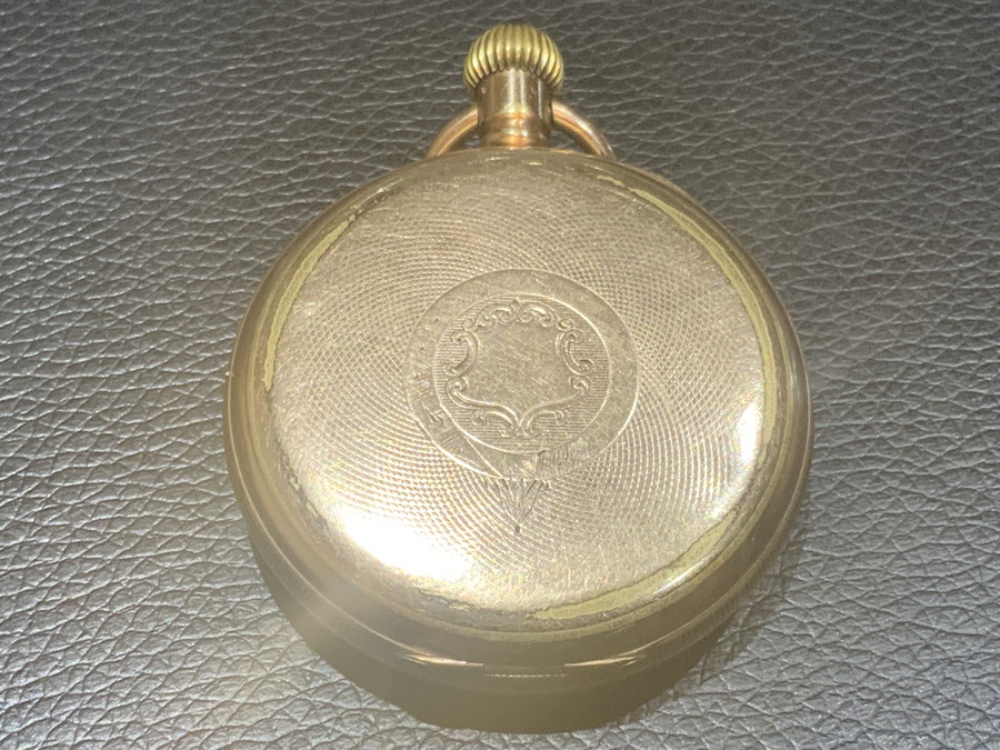 Antique Pocket watch Coventry maker H Williamson  gold filled case