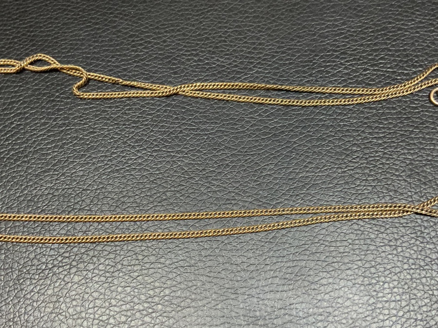 Antique Ladies long 9CT gold chain