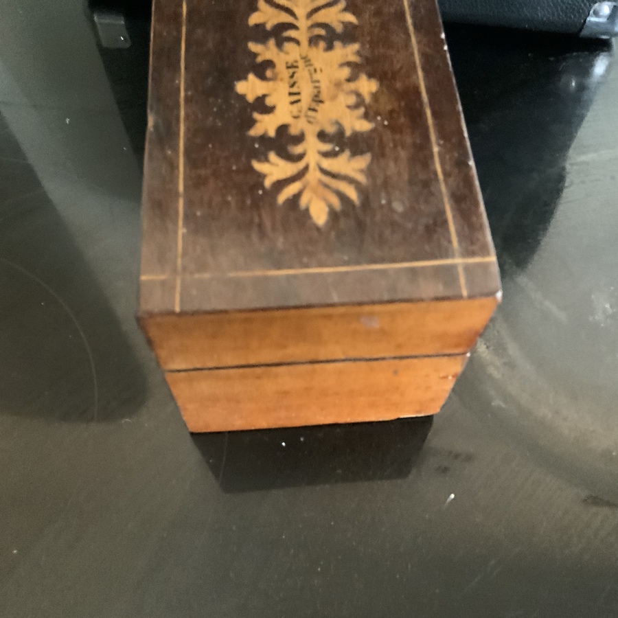 Antique French Savings bank box