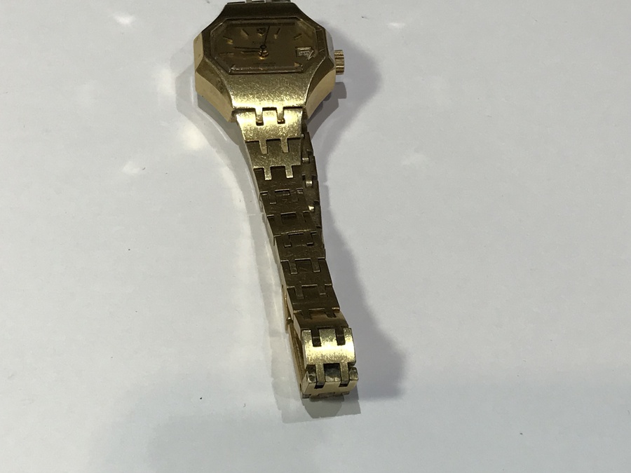 Antique Nivada  Monalisa Ladies gold plated wristwatch