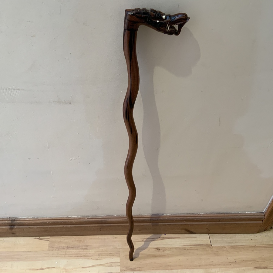 Antique Chinese Dragon handle Gentleman’s walking stick 