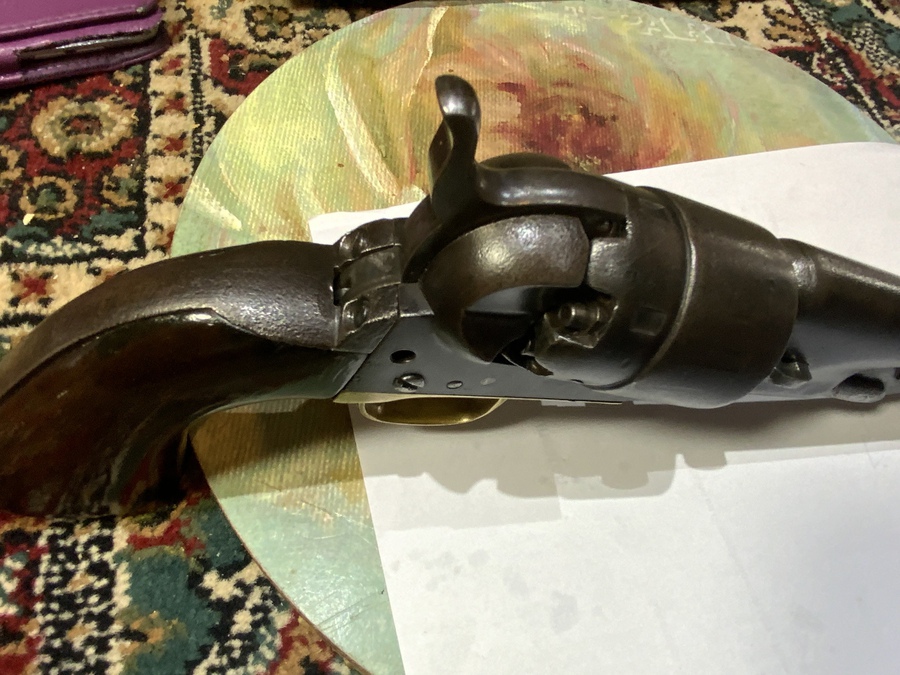Antique Colt Dragoon 1851 .44 cap & ball six shot revolver