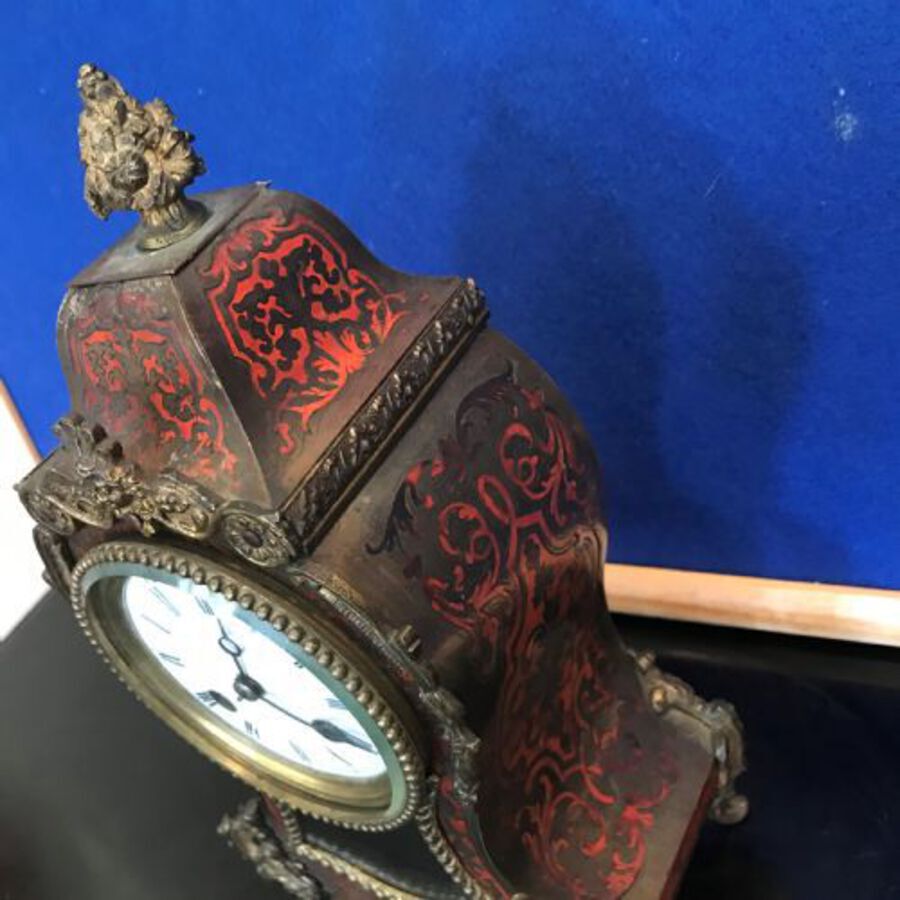 Antique French Buell Mantle Clock late Georgian 