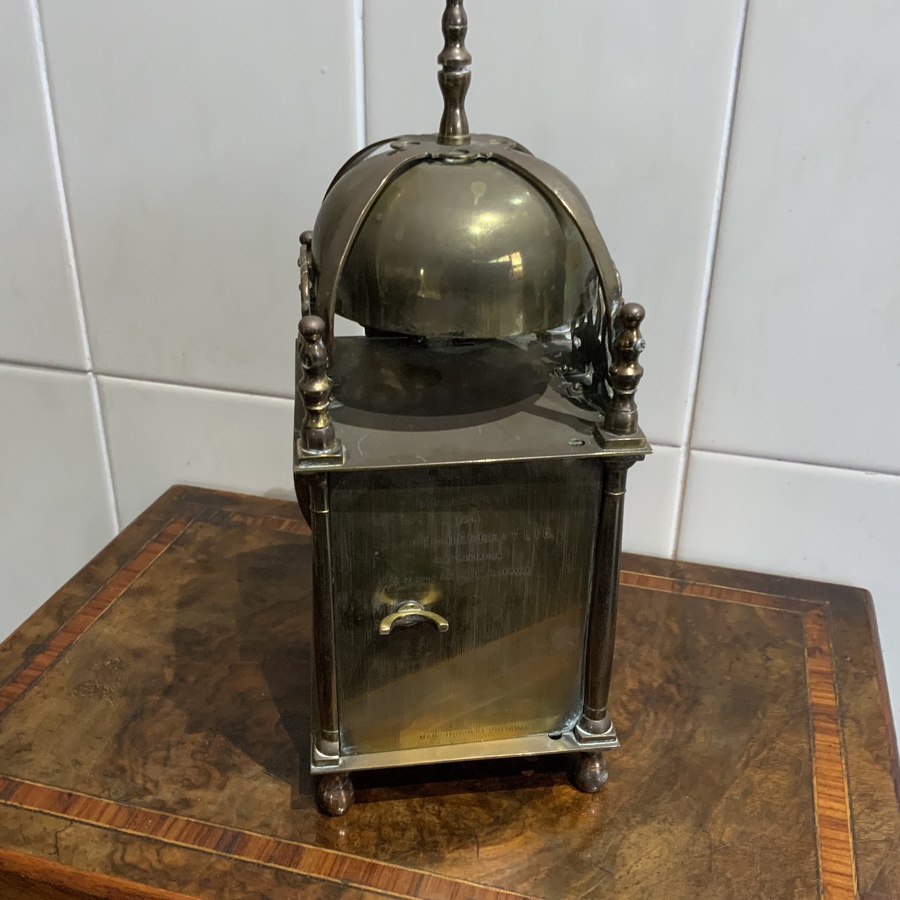 Antique Lantern Clock Presentation from Sir Alfred Herbert
