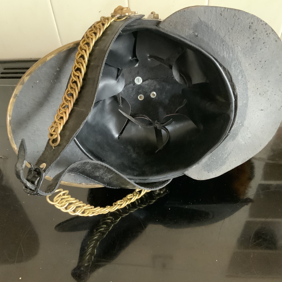 Antique Napoleonic Waterloo trooper Helmet 