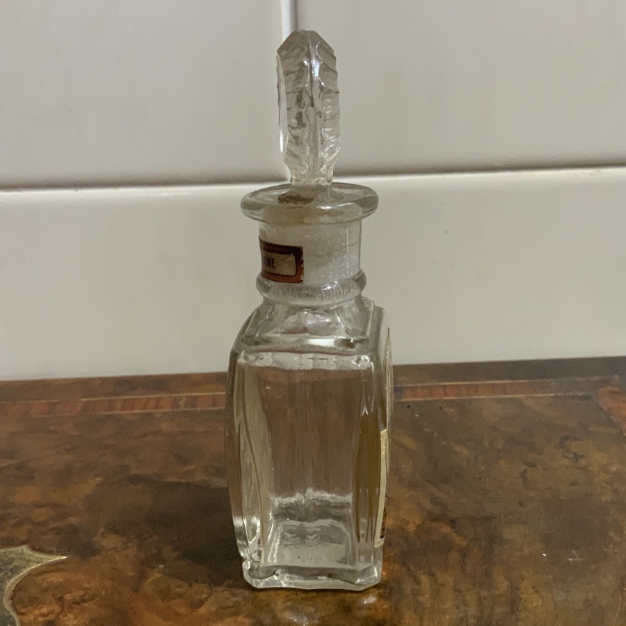 Antique Perfume Bottle Paris  French 19th Century 