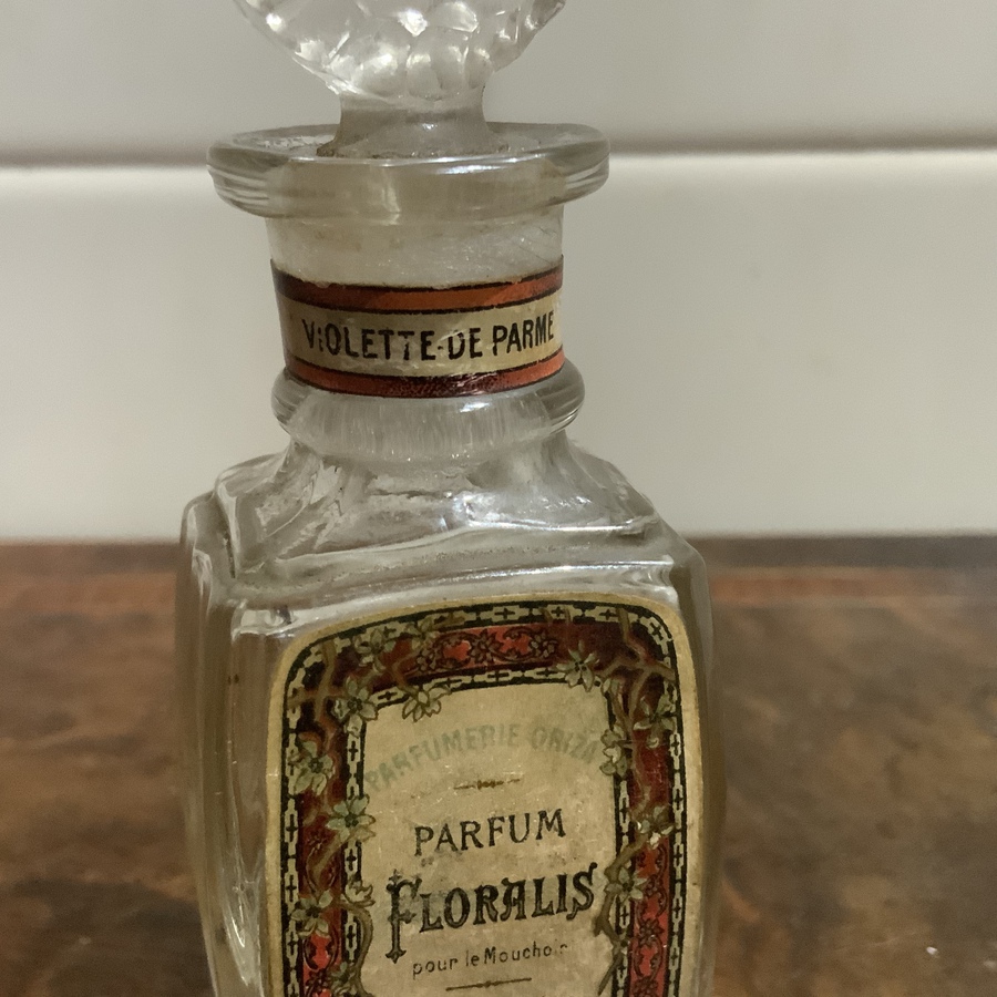 Antique Perfume Bottle Paris  French 19th Century 