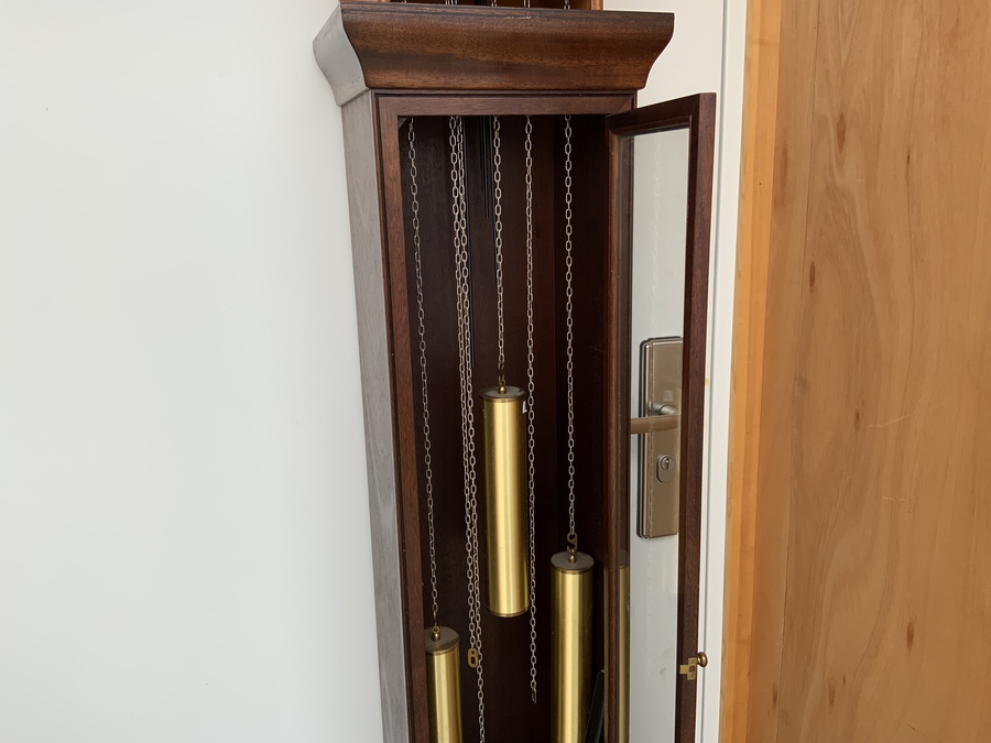 Antique Long cased Clock triple weight  driven musical 