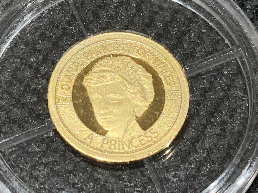 Lady Diana Spencer “ Portrait of A Princess “ Gold Coin