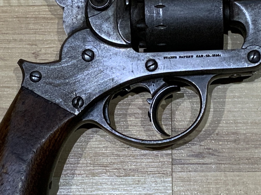 Antique Starr revolver, double action Civil War .44 percussion 